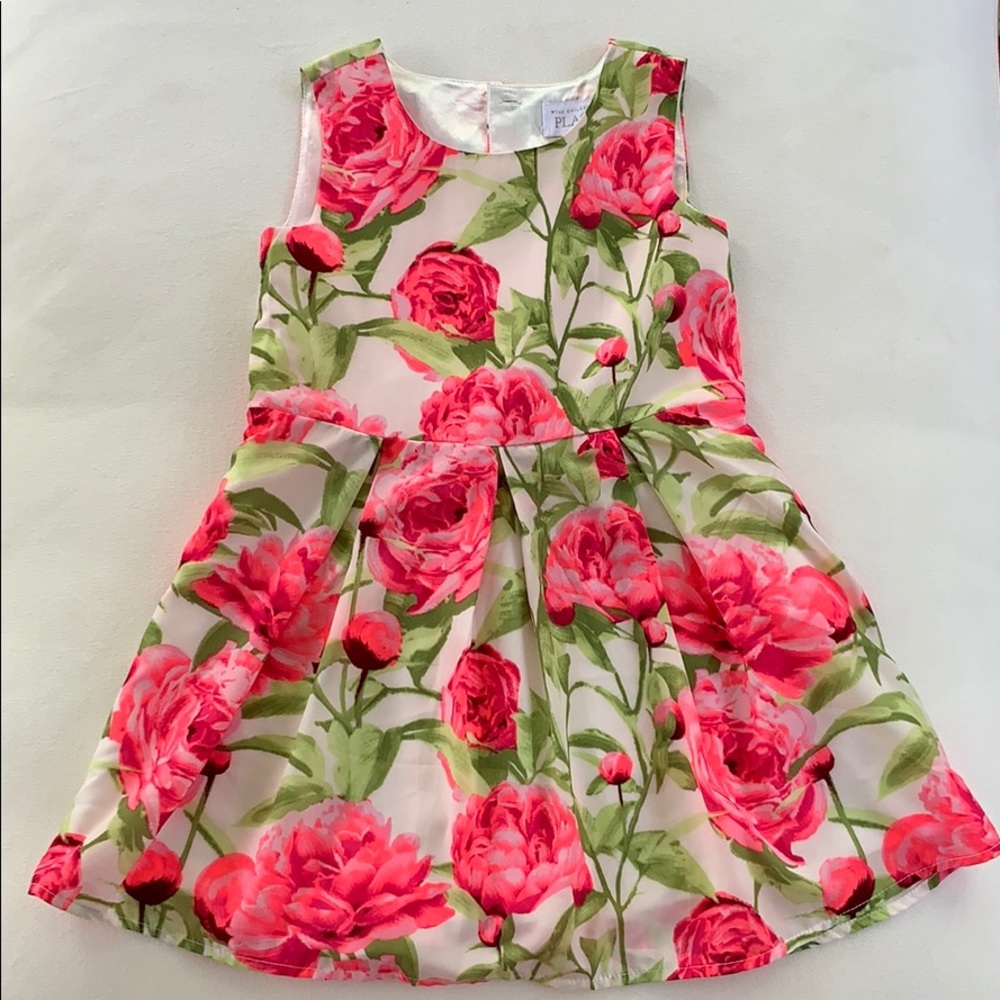 Girls flower print dress